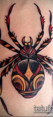 fotó tetováló fekete özvegyről (Tattoo) (érték) - példa rajz - 028