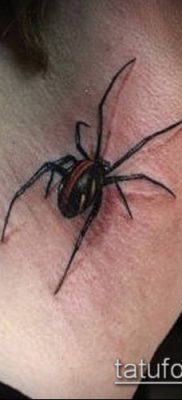 fotó tetoválás fekete özvegy (tetoválás) (érték) - példa rajz - 032