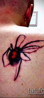 fotó tetováló fekete özvegyről (tetoválás) (érték) - példa rajz - 036