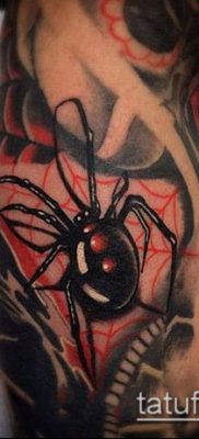 fotó tetoválás fekete özvegy (tetoválás) (érték) - példa rajz - 040