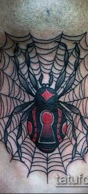 fotó tetoválás fekete özvegy (tetoválás) (érték) - példa rajz - 044