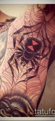 fotó tetoválás fekete özvegy (tetoválás) (érték) - példa rajz - 054