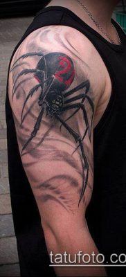 fotó tetoválás fekete özvegy (tetoválás) (érték) - példa rajz - 084