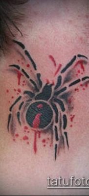 fotó tetoválás fekete özvegy (tetoválás) (érték) - példa rajz - 085