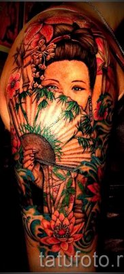 снимка на татуировка гейша за статия за значението на татуировка на гейша - tatufoto.ru - 43