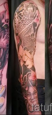 снимка на татуировка гейша за статия за значението на татуировка на гейша - tatufoto.ru - 36