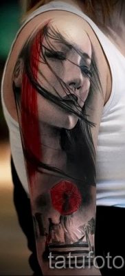 снимка на татуировка гейша за статия за значението на татуировка на гейша - tatufoto.ru - 23