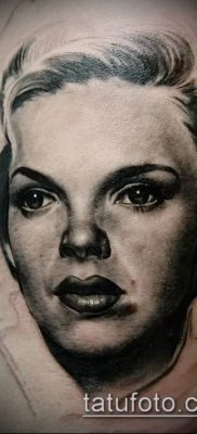 fénykép tetováló arcról (portré tetoválás) (érték) - példa rajz - 094