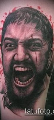 fénykép tetováló arcról (portré tetoválás) (érték) - példa rajz - 084