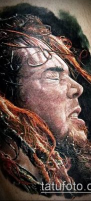 fotó tetováló arcról (portré tetoválás) (érték) - példa rajz - 078