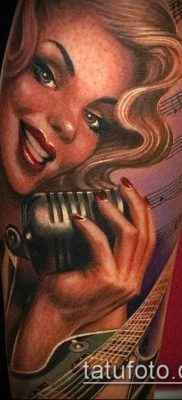 fotó tetováló arcról (portré tetoválás) (érték) - példa rajz - 065