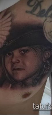 fotó tetováló arcról (portré tetoválás) (érték) - példa rajz - 064