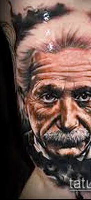 fénykép egy tetováló arcról (portré tetoválás) (érték) - példa rajz - 060