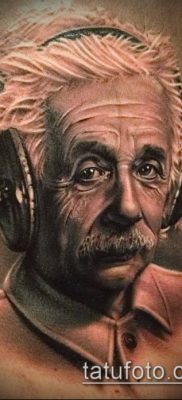 fénykép egy tetováló arcról (portré tetoválás) (érték) - példa rajz - 055
