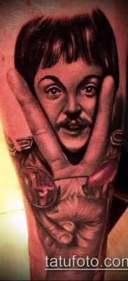 fotó tetováló arcról (portré tetoválás) (érték) - példa rajz - 038