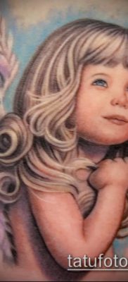 Példa egy tetoválás változatára, arc - rajz - fotó