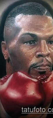 fotó egy tetováló arcról (portré tetoválás) (érték) - példa rajz - 029