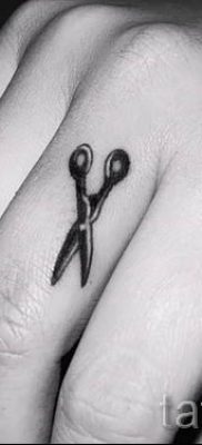 tetováló olló fotó példa a tetoválás tervezéséről szóló cikkre - tatufoto.ru - 40