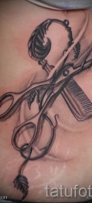 tetováló olló fotó példa a tetoválás tervezéséről szóló cikkre - tatufoto.ru - 37