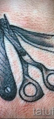 tetováló olló fotó példa a tetoválás tervezéséről szóló cikkre - tatufoto.ru - 35