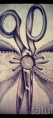 tetováló olló fotó példa a tetoválás tervezéséről szóló cikkre - tatufoto.ru - 31