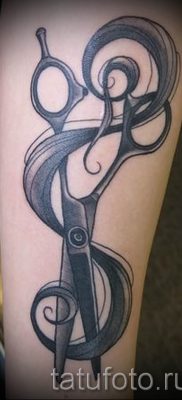 olló tetoválás fotó példa a tetoválás tervezéséről szóló cikkre - tatufoto.ru - 28