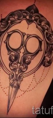 tetováló olló fotó példa a tetoválás tervezéséről szóló cikkre - tatufoto.ru - 21