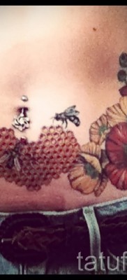 Példa méh tetoválásra a 49. fotón