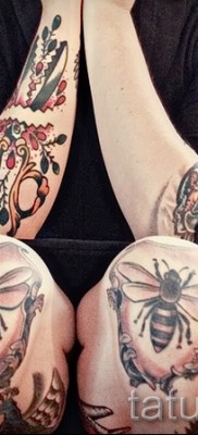 Példa egy méh tetoválásra a 41. fotón