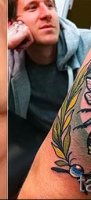 Példa egy méh tetoválásra a fotón - néhány lehetőség egy férfi tetoválására