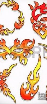 Láng tetoválás fotó - példa rajz - 27052017 - példa - 013 Láng tetoválás