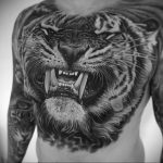 صورة وشم حيوان أبيض وأسود 03/12/2020 №085-وشم حيواني-