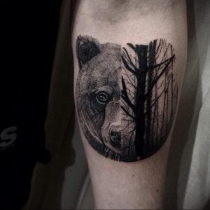 صورة وشم حيوان أبيض وأسود 03/12/2020 №046-وشم حيواني-