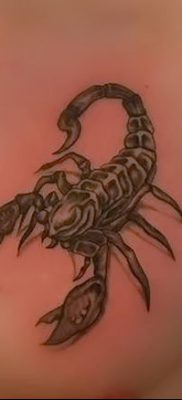 fotó egy skorpió tetoválásról, dátum: 2018.04.24 №031 - skorpió tetoválás -
