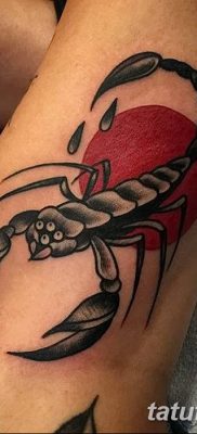 fotó egy skorpió tetoválásról, dátum: 2018.04.24 №050 - skorpió tetoválás -