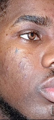 Könnycsepp a szem alatt tetoválás - példa a képen - 5