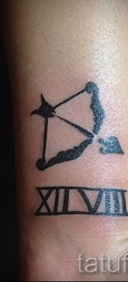 Tatuaż Strzelec na nadgarstku - przykładowe zdjęcie z 10012016 5