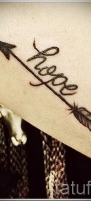 Tatuaż Strzelec na udzie - przykładowe zdjęcie z 10012016 4