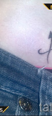 Tatuaż Strzelec na udzie - przykładowe zdjęcie z 10012016 2