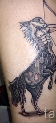 Tatuaż zodiaku Strzelec - przykładowe zdjęcie z 10012016 3