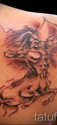 Tatuaż znak zodiaku Strzelec - przykładowe zdjęcie z 10012016 3