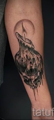 Fénykép gyertya tetoválásról egy cikkhez a gyertyákkal készült tetoválás jelentéséről - tatufoto.ru - 51