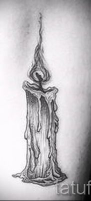 Fénykép gyertya tetoválásról egy cikkhez a gyertyákkal készült tetoválás jelentéséről - tatufoto.ru - 41