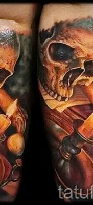 Fénykép gyertya tetoválásról egy cikkhez a gyertyákkal készült tetoválás jelentéséről - tatufoto.ru - 35