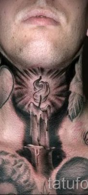 Gyertya tetoválás fotója egy cikkhez a gyertyákkal készült tetoválás jelentéséről - tatufoto.ru - 14