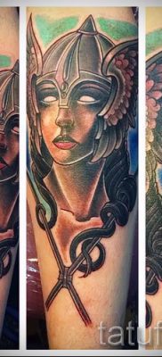 Tatuaż Valkyrie na zdjęciu do artykułu o znaczeniu tatuażu - tatufoto.ru - 30