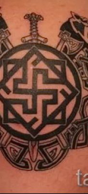 Tatuaż Valkyrie na zdjęciu do artykułu o znaczeniu tatuażu - tatufoto.ru - 28