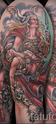 Tatuaż Valkyrie na zdjęciu do artykułu o znaczeniu tatuażu - tatufoto.ru - 21