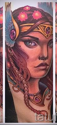 Tatuaż Valkyrie na zdjęciu do artykułu o znaczeniu tatuażu - tatufoto.ru - 20