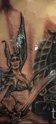 Tatuaż Valkyrie na zdjęciu do artykułu o znaczeniu tatuażu - tatufoto.ru - 18